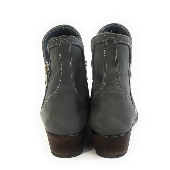 Steve Madden 'Zipstr' Ankle Bootie in Gray Double Zip Closure Womens Size 7 - Picture 5 of 7